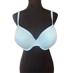 Victorias Secret T-Shirt Lightly Lined Demi Bra 38D Light Blue Padded Underwire